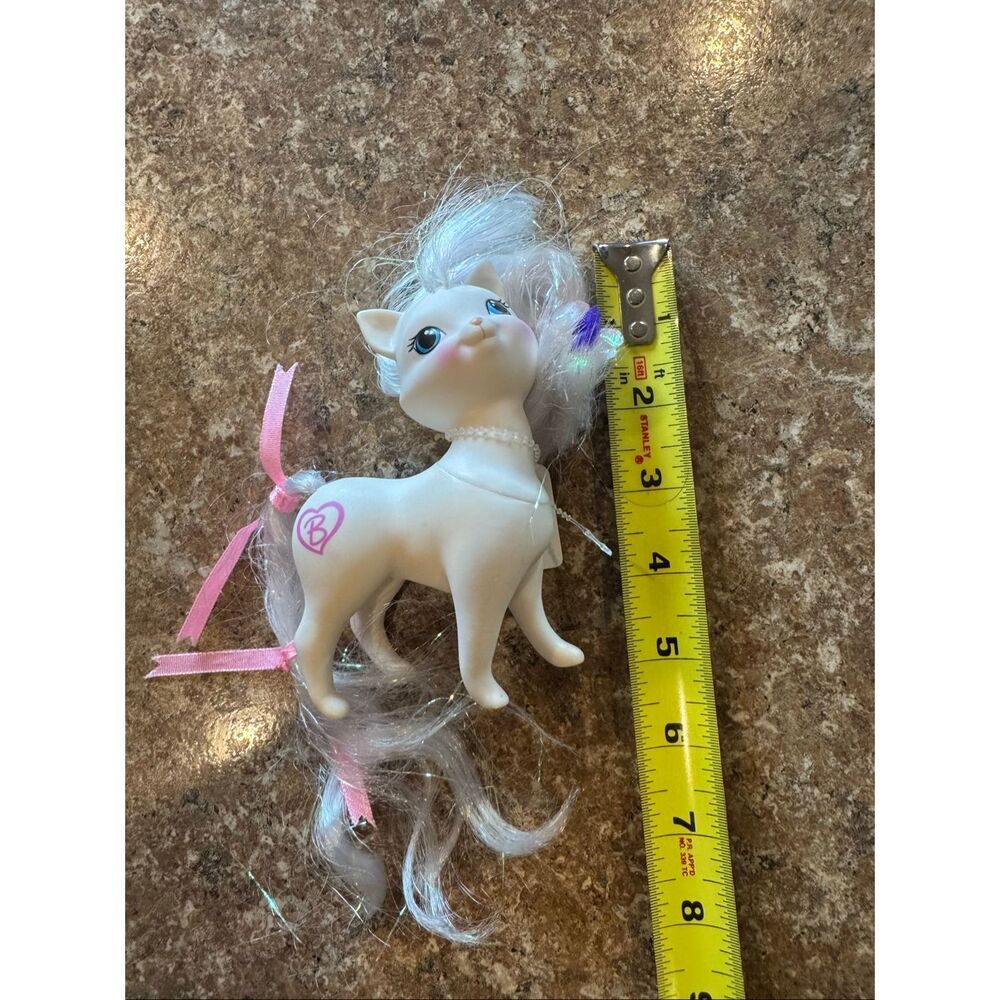 Vintage 1994 Mattel Barbie Pretty Lovin’ Pets Mimi The Cat White Kitty Doll Pet